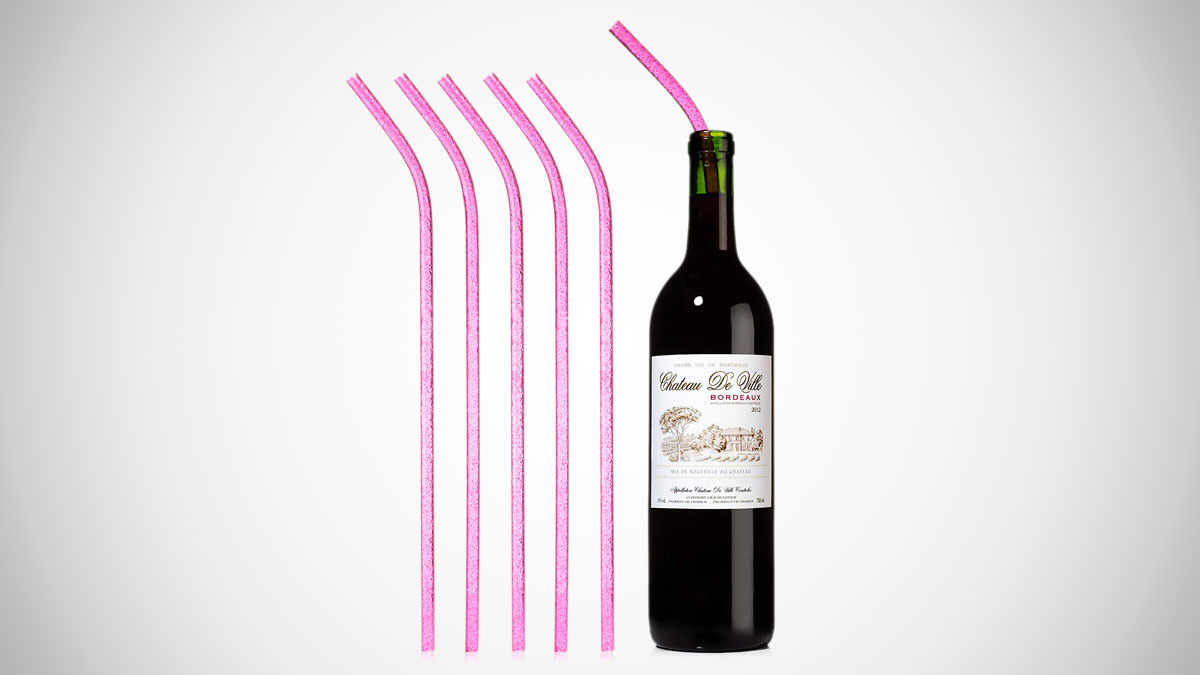 Reusable Wine Bottle Straws Reusable Wine Bottle Straws