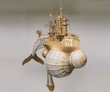 Cardboard Airships by Jeroen van Kesteren