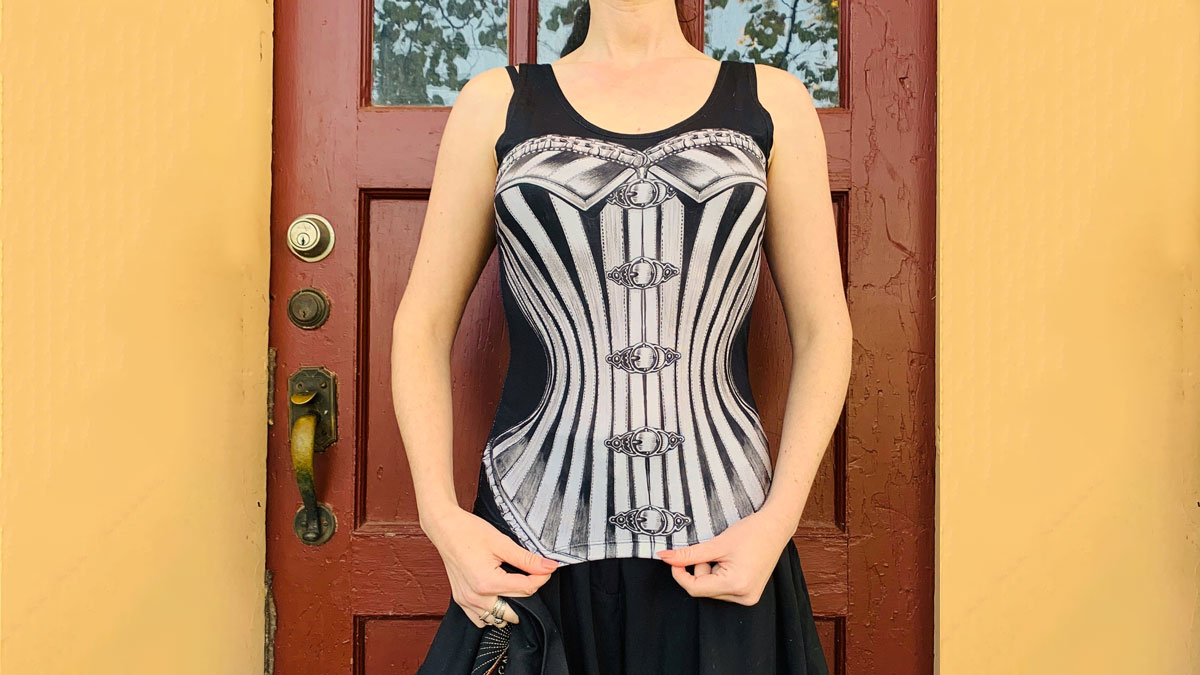 Victorian Corset Tank Top