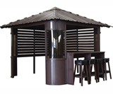 Zento Hot Tub Gazebo with Bar