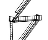 Fire Escape Shelf
