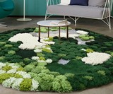 Green Forest Moss Rug