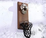 Basketball Bottle Opener with Cap Collector Net