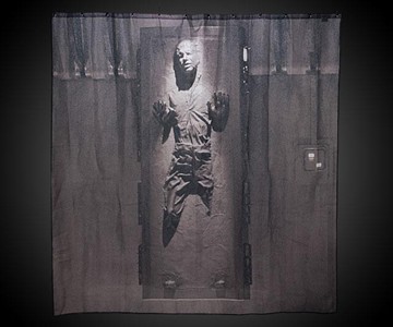 Han Solo in Carbonite Shower Curtain Han Solo in Carbonite Shower Curtain