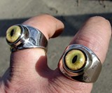 Bobcat Eyeball Ring