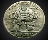 Hand-Carved Incredible Hulk Nickel