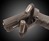 BearArms Black Diamond & Shell Casing Bracelet