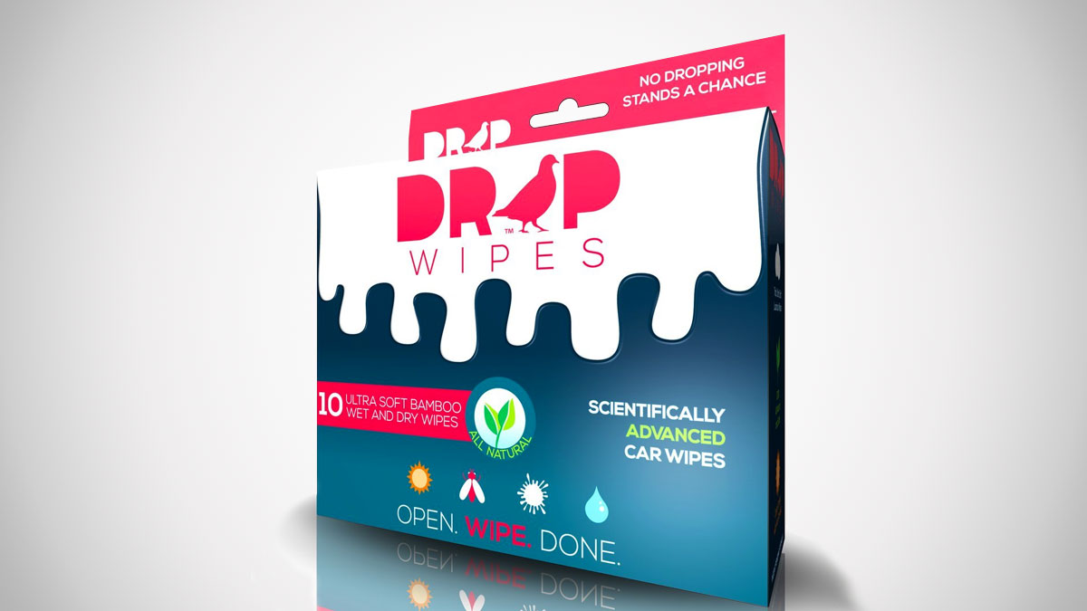 Drop Wipes - Bird Poop Removers for Your Car Drop Wipes - Bird Poop Removers for Your Car