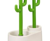 Cactus Toilet Plunger & Brush Set