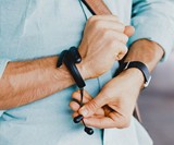 Helix Wrist Cuff with Bluetooth Headphones