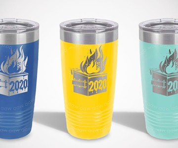 Dumpster Fire 2020 Insulated Travel Mug