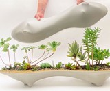 Concrete Island Modern Planter