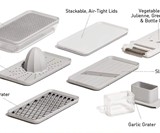 Prepdeck Meal Prep Kit with Storage & Cutting Board