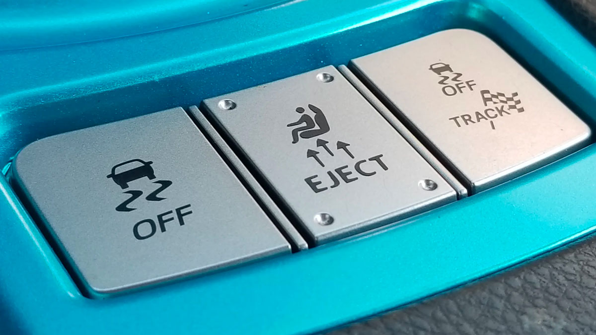 Car Seat Eject Button Sticker Car Seat Eject Button Sticker