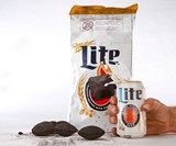 Miller Lite Beercoal - Beer-Infused Charcoal