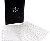 3D Domed Glow in the Dark Star Dots