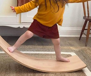Little Dove Multi-Functional Wooden Wobble Board