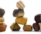 Tumi Ishi Wood Rock Balancing Blocks