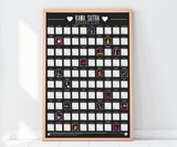 Kama Sutra Bucket List Scratch Poster