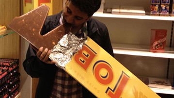 Feed Your Sorrows with a 10-Pound Toblerone Bar Feed Your Sorrows with a 10-Pound Toblerone Bar