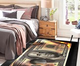 Burning 100 Dollar Bill Area Rug