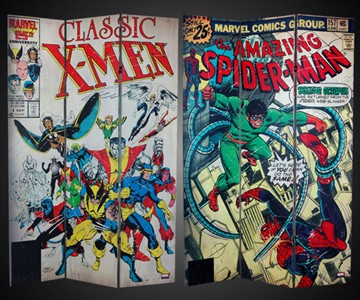 6-Foot Spider-Man/X-Men Room Divider 6-Foot Spider-Man/X-Men Room Divider