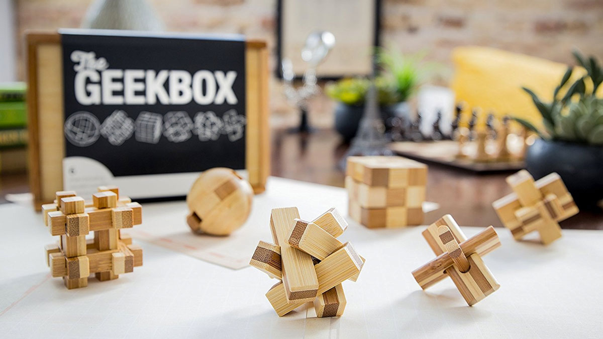 The Geek Box Wooden Puzzle The Geek Box Wooden Puzzle