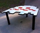 Pac-Man Ghost Table - Profile View
