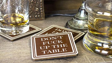 Don't F*ck Up the Table Coasters Don't F*ck Up the Table Coasters