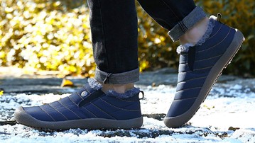 Fur-Lined Winter Slipper Boots Fur-Lined Winter Slipper Boots