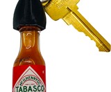 Tabasco Hot Sauce Keychain