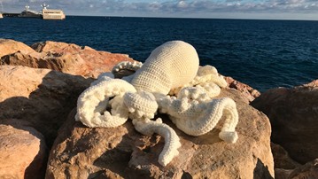 Alfred the Giant Crochet Octopus