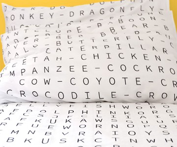 Word Search Bedding