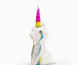 Crying Unicorn Candle