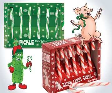 Pickle & Bacon Candy Canes Pickle & Bacon Candy Canes