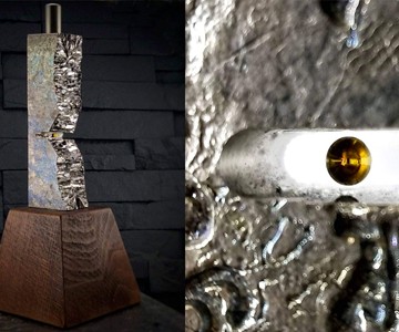 Bismuth Maglev Kinetic Art Sculpture