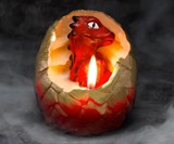 Hatching Dragon Candle