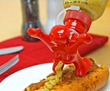 Running Behind Condiment Bottle Topper