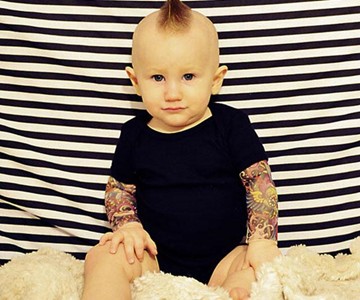 Baby Tattoo Sleeve Onesie Baby Tattoo Sleeve Onesie