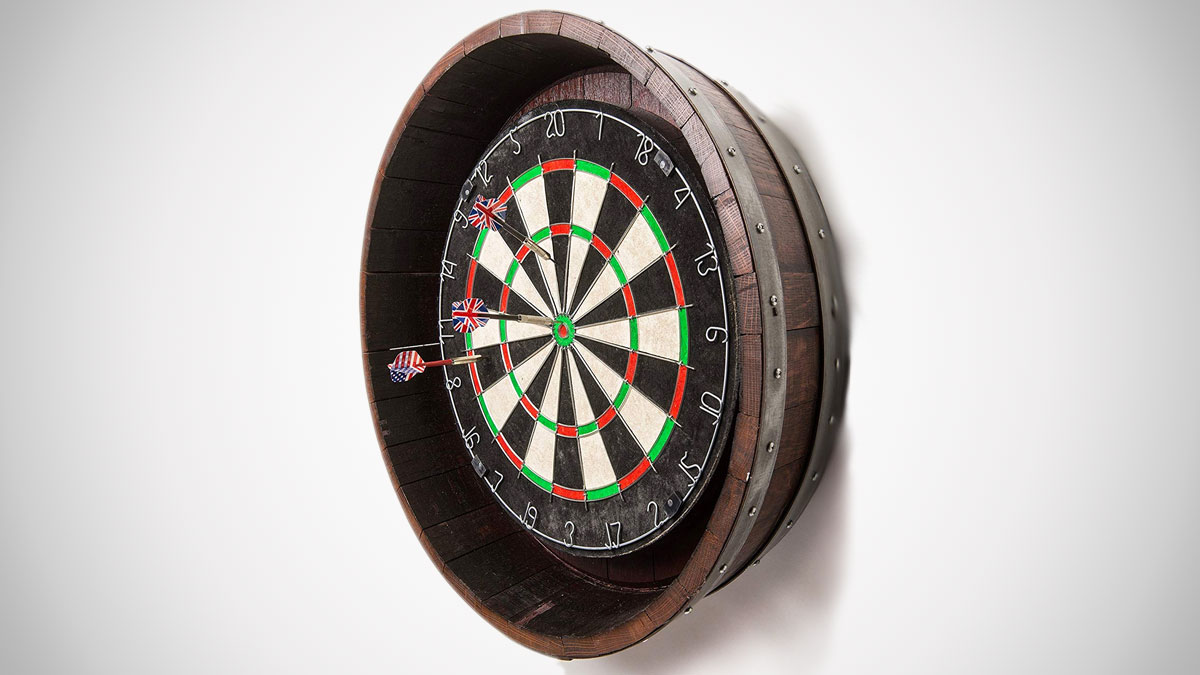 Wine Barrel Dartboard Wine Barrel Dartboard