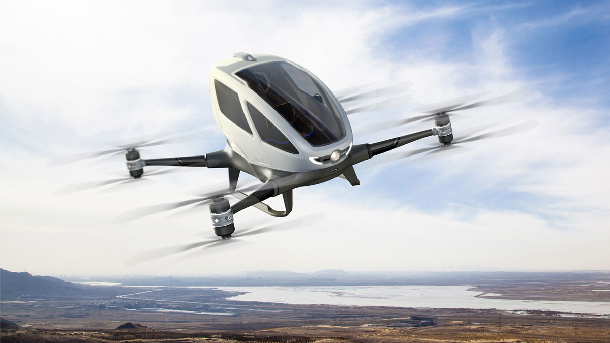 EHANG184 Life-Size Rideable Drone EHANG184 Life-Size Rideable Drone