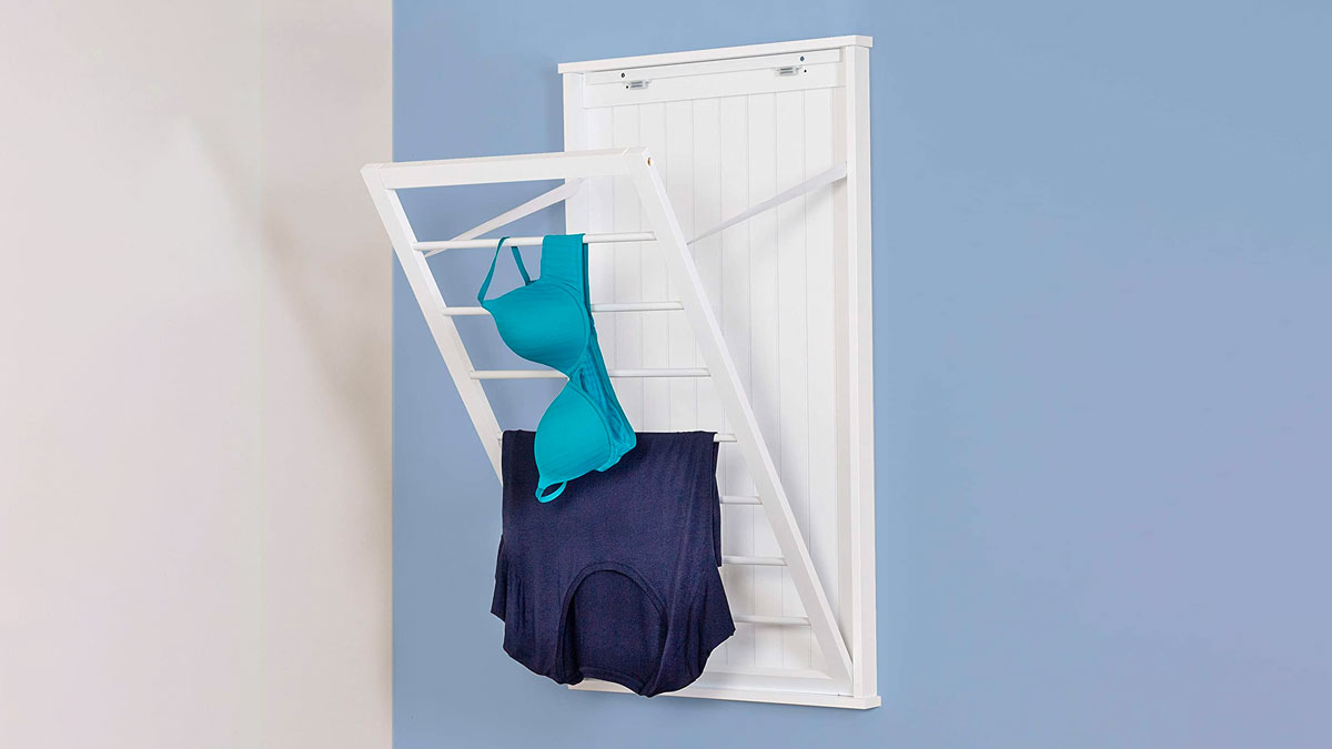 Wall-Mounted or Over-the-Door Clothes Drying Rack Wall-Mounted or Over-the-Door Clothes Drying Rack