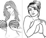 Color My Boobs Adult Coloring Book