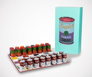 Andy Warhol Campbell's Soup Can Chess Set