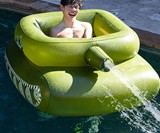Pool Punisher Inflatable Tank with Squirt Gun