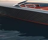 Zebra Electric Wooden Boat