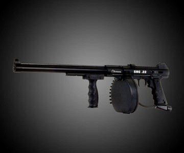 Full Auto Belt Fed Pellet Gun