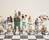 Planet Hoth LEGO Chess Set - Figure Front View