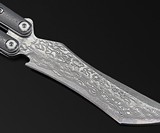 The Infinite Damascus Steel Butterfly Knife