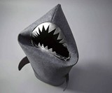 Shark Bin Felt Laundry Basket